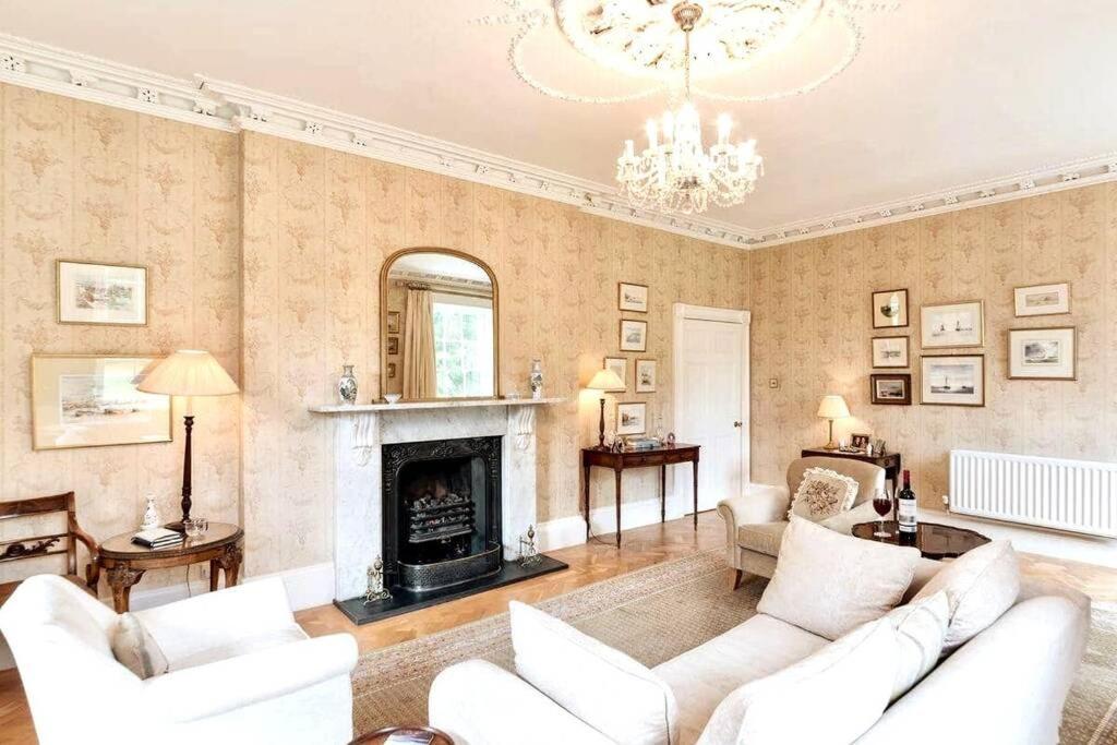 Georgian Villa In Richmond On The River Swale Exterior foto